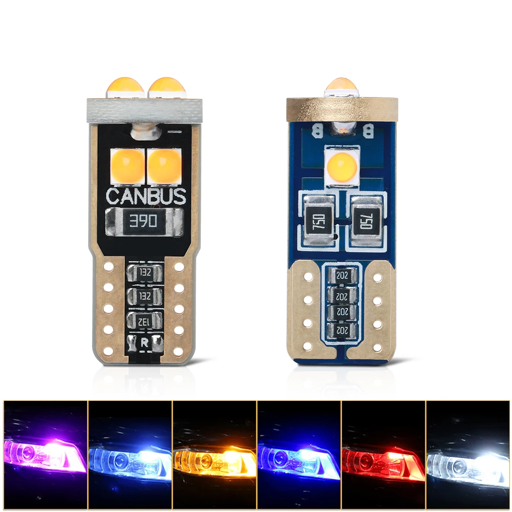 2PCS T10 W5W LED Canbus No Error Car Interior light 194 3030 3/6 SMD LED Instrument Lights bulb Wedge light Tail Side Bulb 12V
2PCS T10 W5W LED Canbus No Error Car Interior light 194 3030 3/6 SMD LED Instrument Lights bulb Wedge light Tail Side Bulb 12V