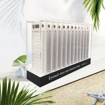 UV disinfection eyelash storage box 12 layers acrylic eyelash grafting lashes packaging boxes Eyelash disinfection makeup tool 
UV disinfection eyelash storage box 12 layers acrylic eyelash grafting lashes packaging boxes Eyelash disinfection makeup tool