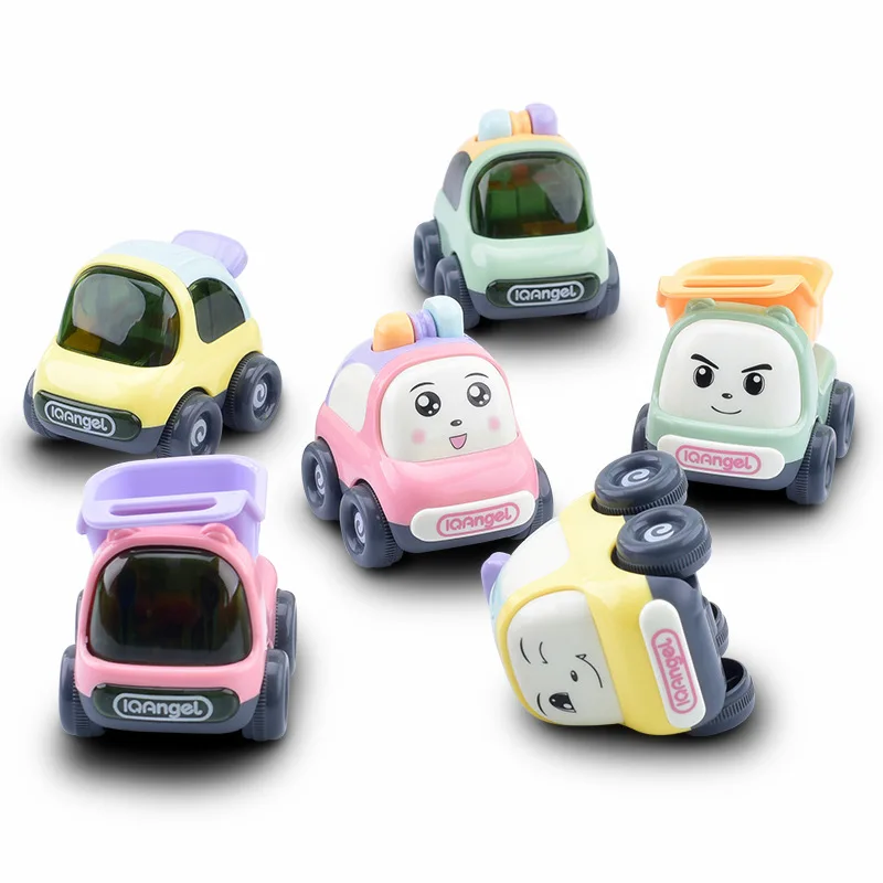 Clockwork Toy Car Mini Inertia Child Model Push-pull Drop Resistant Plastic ABS Engineering Vehicle Smiling Face Simulation Toy
Clockwork Toy Car Mini Inertia Child Model Push-pull Drop Resistant Plastic ABS Engineering Vehicle Smiling Face Simulation Toy