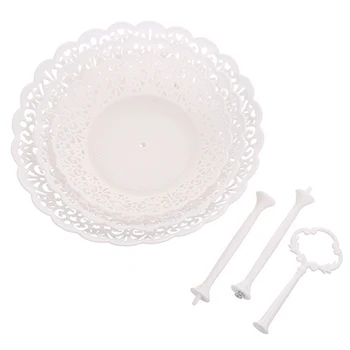 1 Set Of 3 Tiers Cake Stand Plastic Cake Stand Afternoon Tea Wedding Plates Party Embossed Tableware
1 Set Of 3 Tiers Cake Stand Plastic Cake Stand Afternoon Tea Wedding Plates Party Embossed Tableware