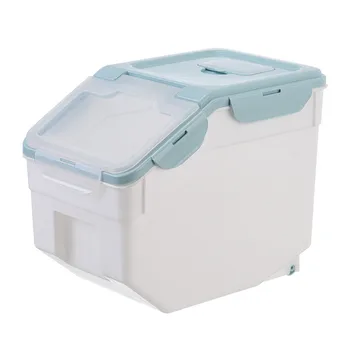 Plastic 10kg/15kg Multi-function Storage Box Sealed Moisture-proof Large Capacity Grain Flour Container Kitchen Rice Storage Box
Plastic 10kg/15kg Multi-function Storage Box Sealed Moisture-proof Large Capacity Grain Flour Container Kitchen Rice Storage Box