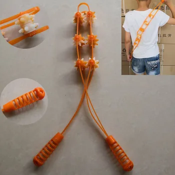 Multi Functional Body 6 Balls Massager Back Puller Strip Type Handheld Portable Plastic Roller Massage Shoulder Back Neck Waist
Multi Functional Body 6 Balls Massager Back Puller Strip Type Handheld Portable Plastic Roller Massage Shoulder Back Neck Waist