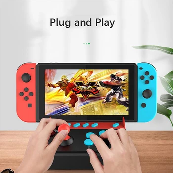 Game Joystick Single Rocker Control for Nintend Switch Console with 8 Tubro Action Buttons Adapter Arcade USB Game Handle
Game Joystick Single Rocker Control for Nintend Switch Console with 8 Tubro Action Buttons Adapter Arcade USB Game Handle
