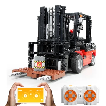 

1: 8 Technic RC Engineering Car Motor Power Mobile Crane Forklift Mk II Truck Car Buildling Blocks MOC-3681 Bricks Kid Toys Gift