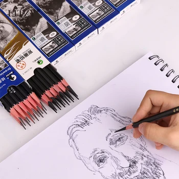 LITZY 12pc Sketch Pencil Set Professional Drawing 2H/HB/B/2B/3B/4B/5B/6B/7B/8B Charcoal Pencils Art Supplies Painting Stationery
LITZY 12pc Sketch Pencil Set Professional Drawing 2H/HB/B/2B/3B/4B/5B/6B/7B/8B Charcoal Pencils Art Supplies Painting Stationery