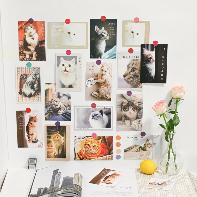 15Pc/Set Ins Animal World Postcard Cat Dog Rabbit Series Simplicity Photo Props Diy Creative Background Wall Decoration Card
15Pc/Set Ins Animal World Postcard Cat Dog Rabbit Series Simplicity Photo Props Diy Creative Background Wall Decoration Card