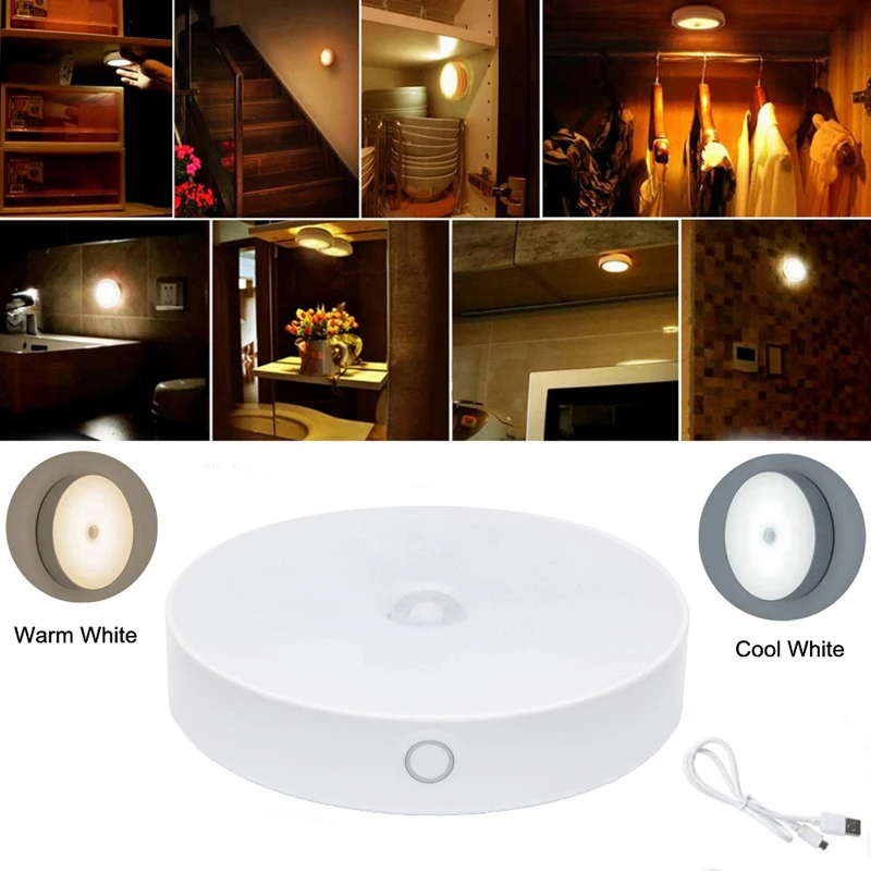 Motion Sensor LED Night Light, USB Rechargeable Motion Activated Night Lights with 3 Modes, Magnetic Cordless Motion Sensor LED
Motion Sensor LED Night Light, USB Rechargeable Motion Activated Night Lights with 3 Modes, Magnetic Cordless Motion Sensor LED
