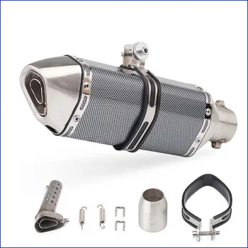 Slip on 38-51mm Motorcycle Exhaust Escape Muffler Tips Baffle Tail Pipe Exhaust System Pipe with DB Killer 
Slip on 38-51mm Motorcycle Exhaust Escape Muffler Tips Baffle Tail Pipe Exhaust System Pipe with DB Killer