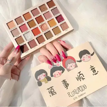 24 Colors Eyeshadow Palette Waterproof Matte Glitter Eye Shadow Primer Luminous Eye Pigmented Powder Pressed Cosmetics TSLM2
24 Colors Eyeshadow Palette Waterproof Matte Glitter Eye Shadow Primer Luminous Eye Pigmented Powder Pressed Cosmetics TSLM2