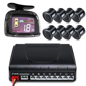 Car Parktronic LED Parking Sensor With 8 Sensors Reverse Backup Parking Radar Monitor Detector System Kit Backlight Display
Car Parktronic LED Parking Sensor With 8 Sensors Reverse Backup Parking Radar Monitor Detector System Kit Backlight Display
