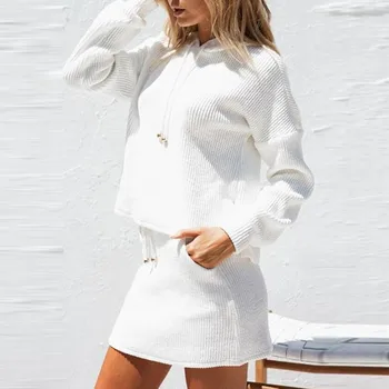 2020 Casual Tracksuit Women 2 Piece Set Female Autumn Long Sleeve Solid Hooded Pocket Sweatshirt+Skirt Two Pieces Set костюм
2020 Casual Tracksuit Women 2 Piece Set Female Autumn Long Sleeve Solid Hooded Pocket Sweatshirt+Skirt Two Pieces Set костюм