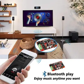 TDA7492P Amplifier Board TDA7492 Bluetooth 4.0 50W Receiver Audio Electronic Amplifier Digital 50W Amplifier Module Wireles T7W3
TDA7492P Amplifier Board TDA7492 Bluetooth 4.0 50W Receiver Audio Electronic Amplifier Digital 50W Amplifier Module Wireles T7W3