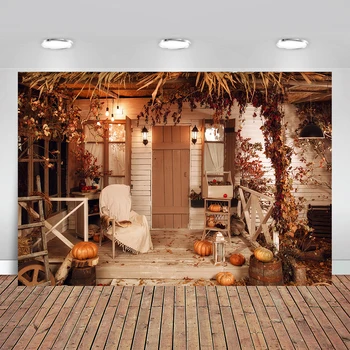 Halloween Photography Backdrop Autumn Wood House Courtyard Leaves Pumpkins Photo Background Child Photophone Studio
Halloween Photography Backdrop Autumn Wood House Courtyard Leaves Pumpkins Photo Background Child Photophone Studio
