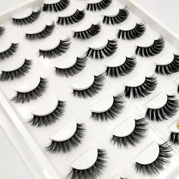 NEW 16 Pairs Multipack 3D Soft Mink Hair False Eyelashes Handmade Wispy Fluffy Long Lashes Natural Eye Makeup Tools Eye Lashes
NEW 16 Pairs Multipack 3D Soft Mink Hair False Eyelashes Handmade Wispy Fluffy Long Lashes Natural Eye Makeup Tools Eye Lashes