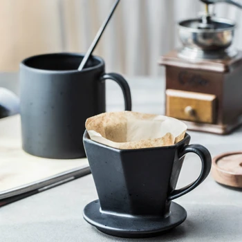 Ceramics Hand Brewing Coffee Pot Coffee Brewing Appliance Drip Type V60 Coffee Filter Hand Brewing Cup Home Set
Ceramics Hand Brewing Coffee Pot Coffee Brewing Appliance Drip Type V60 Coffee Filter Hand Brewing Cup Home Set