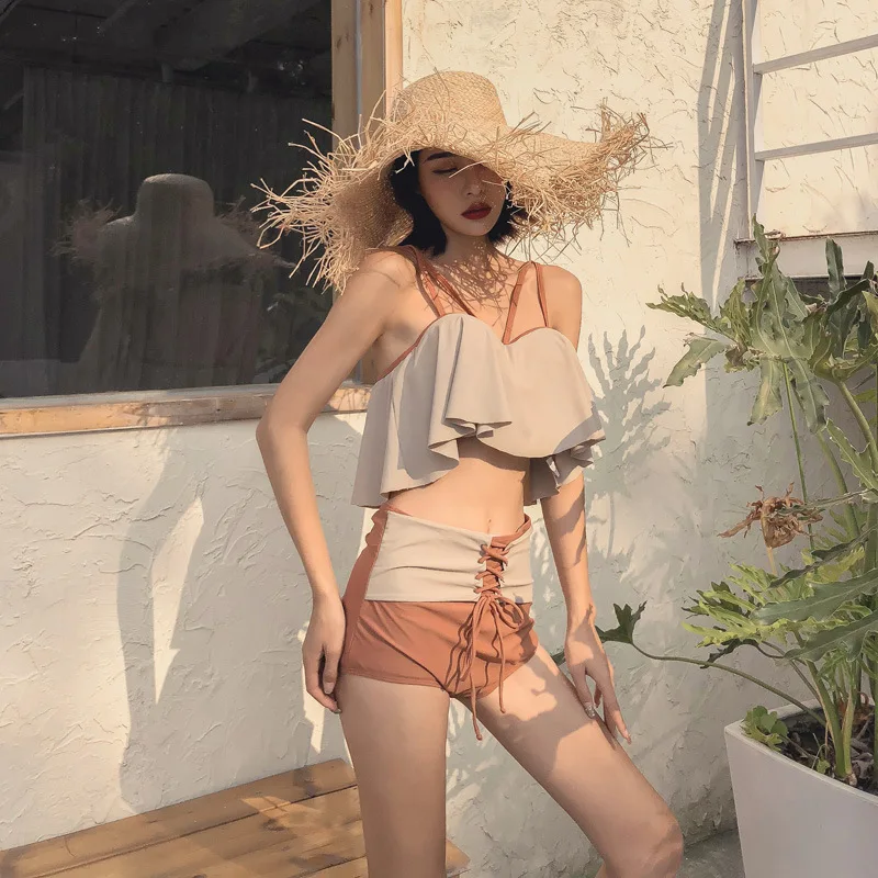 Split Type Korean Style New Style Two-Piece Bikini Sexy Fashion Spa Resort Outdoor Seaside Swimsuit Women's Quick-Dry
Split Type Korean Style New Style Two-Piece Bikini Sexy Fashion Spa Resort Outdoor Seaside Swimsuit Women's Quick-Dry