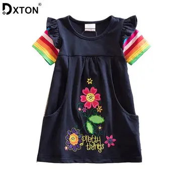 Dxton Baby Girl Dress Animal Kids Dress for Girls 2019 Summer Elephant Cartoon Girls Dress 100% Cotton Children Party Vestdios 
Dxton Baby Girl Dress Animal Kids Dress for Girls 2019 Summer Elephant Cartoon Girls Dress 100% Cotton Children Party Vestdios
