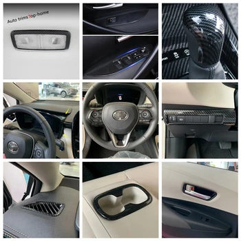 Yimaautotrims Carbon Fiber Look Interior Refit Kit Dashboard / Air AC Panel / Head Lamps Cover Trim For Toyota Corolla 2019 2020
Yimaautotrims Carbon Fiber Look Interior Refit Kit Dashboard / Air AC Panel / Head Lamps Cover Trim For Toyota Corolla 2019 2020