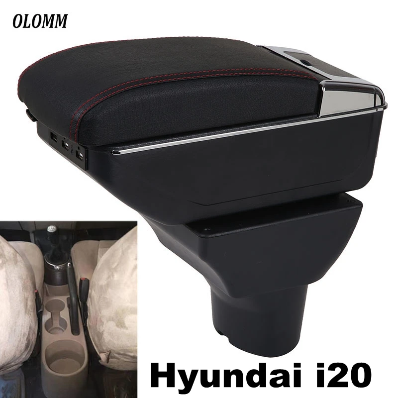 For Hyundai I20 armrest box USB Charging heighten Double layer central Store content cup holder ashtray in car accessories
For Hyundai I20 armrest box USB Charging heighten Double layer central Store content cup holder ashtray in car accessories