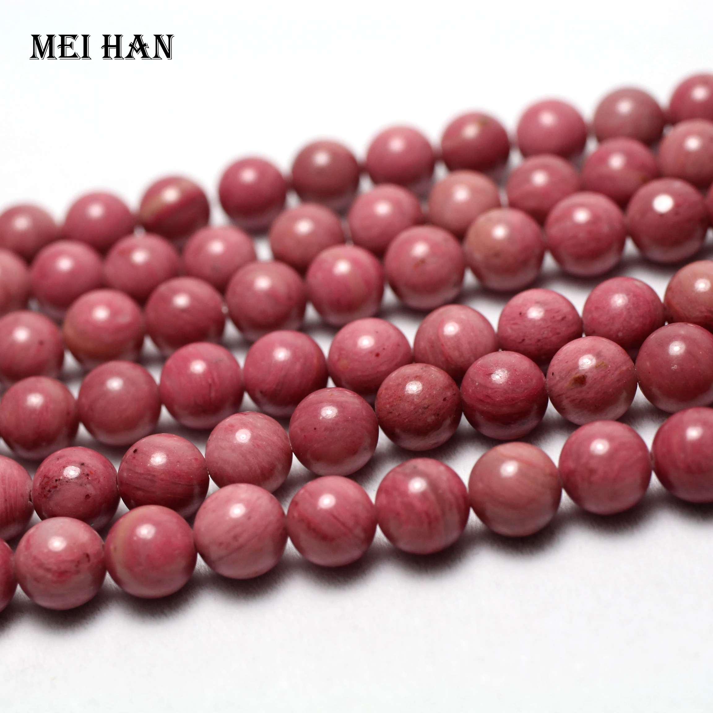 Meihan 8mm natural A+ Chinese pink rhodonite smooth round stone beads for jewelry making design diy bracelet necklace
Meihan 8mm natural A+ Chinese pink rhodonite smooth round stone beads for jewelry making design diy bracelet necklace