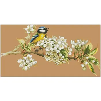 Bluebird on pear branch patterns Counted Cross Stitch 11TC 14CT 18TC DIY Cross Stitch Kits Embroidery Needlework Sets home decor
Bluebird on pear branch patterns Counted Cross Stitch 11TC 14CT 18TC DIY Cross Stitch Kits Embroidery Needlework Sets home decor