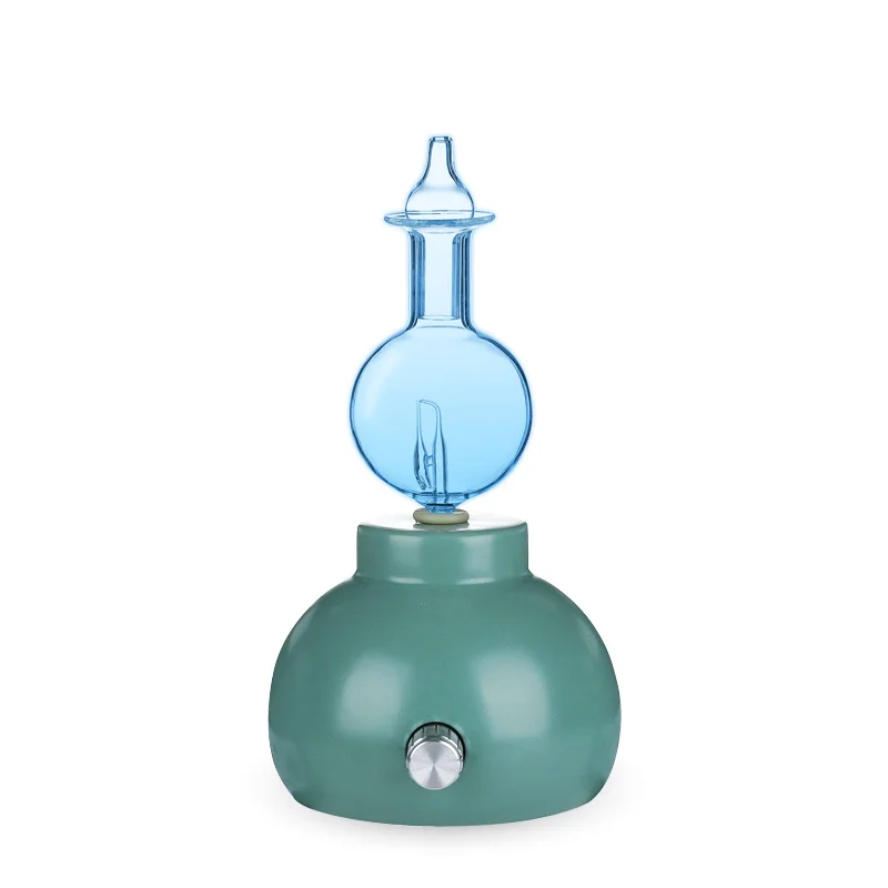Green Glass Ceramic Pure Essential Oils Diffuser Aromatherapy Air Fog Nebulizer Humidifier with LED for Home Badroom Living Room
Green Glass Ceramic Pure Essential Oils Diffuser Aromatherapy Air Fog Nebulizer Humidifier with LED for Home Badroom Living Room