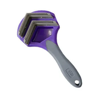 Pets And Cats And Dogs Remove Short Hair And Pilose Hair Double-layer V-shaped Hair-removing Comb Rake Strong And Durable·
Pets And Cats And Dogs Remove Short Hair And Pilose Hair Double-layer V-shaped Hair-removing Comb Rake Strong And Durable·