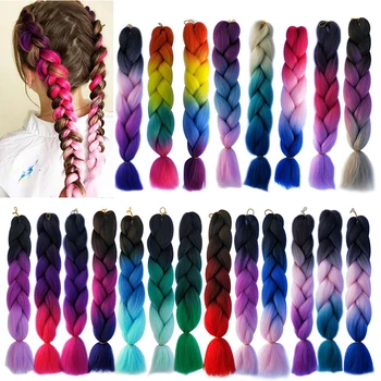 24 inch Jumbo Braids Long Ombre Jumbo Synthetic Hair Braids Blonde Pink Grey Blue Hair Extensions 100g 
24 inch Jumbo Braids Long Ombre Jumbo Synthetic Hair Braids Blonde Pink Grey Blue Hair Extensions 100g