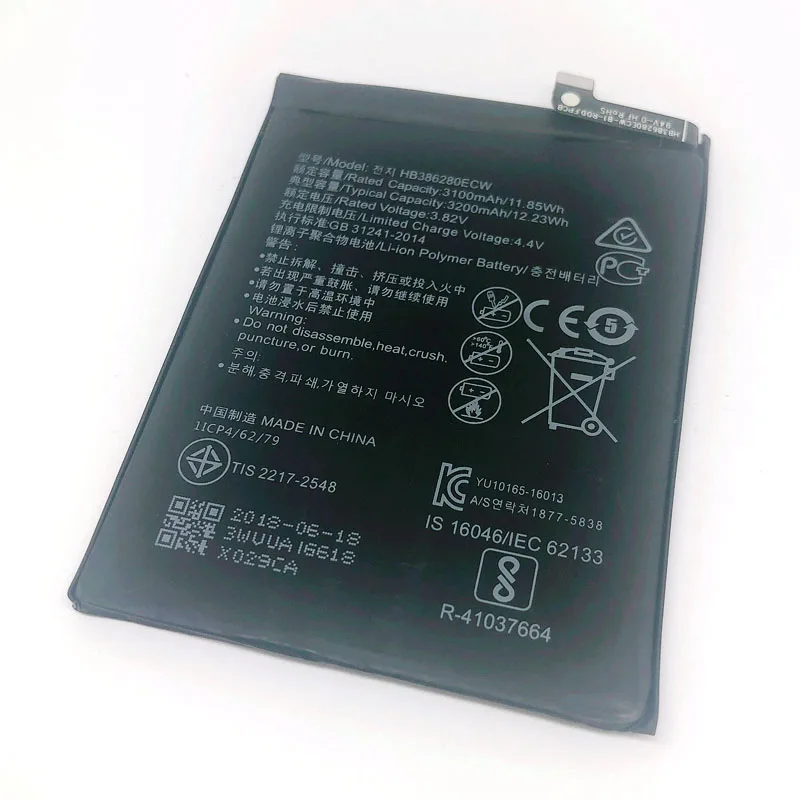 HB386280ECW Rechargeable Battery For Huawei Ascend P10 honor 9 STF-L09 STF-AL10 STF-AL00 VTR-AL00 VTR Replacement Phone Battery
HB386280ECW Rechargeable Battery For Huawei Ascend P10 honor 9 STF-L09 STF-AL10 STF-AL00 VTR-AL00 VTR Replacement Phone Battery