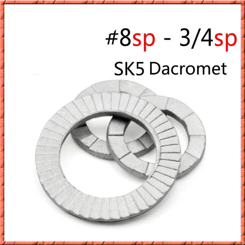 20-50pcs DIN25201 #8~3/4two fold self locking nord lock washers SK5 dacromet Loose-proof shock-proof gasket British and American
20-50pcs DIN25201 #8~3/4two fold self locking nord lock washers SK5 dacromet Loose-proof shock-proof gasket British and American