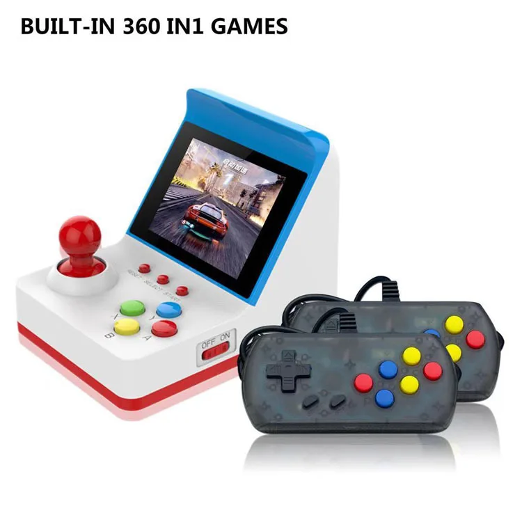 2019 New Retro Video Console 3.0inch 8 Bit Handheld Game Player Buit-in 360 Classic Games Two-Player Gamepad Support TV Game
2019 New Retro Video Console 3.0inch 8 Bit Handheld Game Player Buit-in 360 Classic Games Two-Player Gamepad Support TV Game