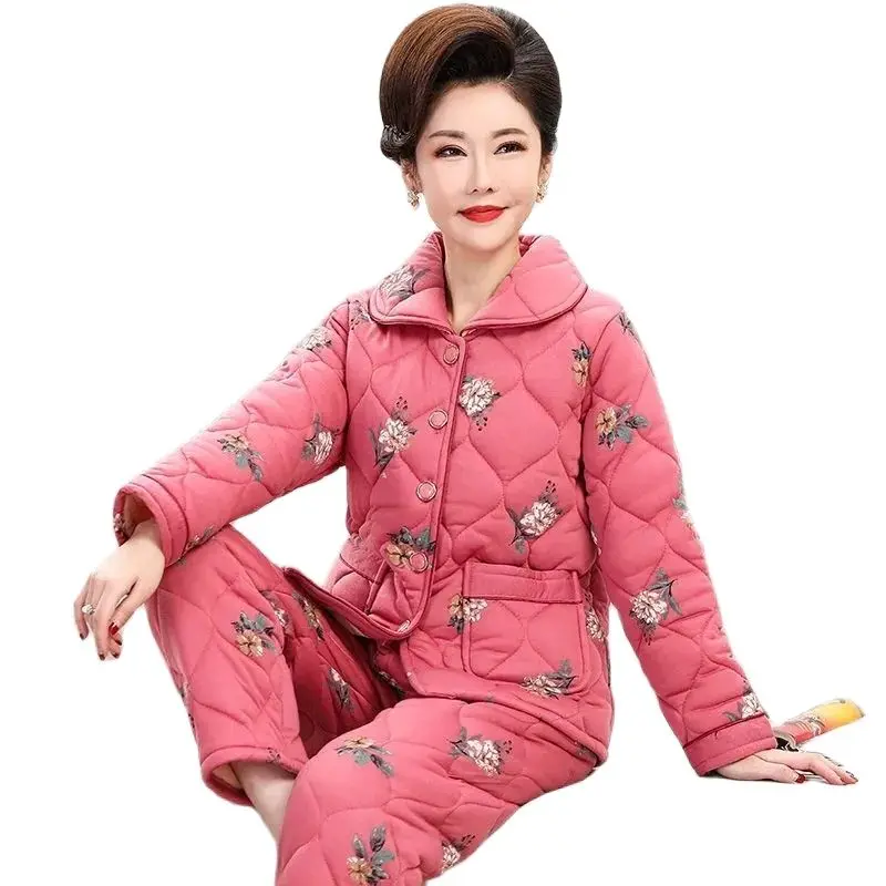 2022 New Autumn Winter Female Pajamas Two-Piece Suit Add Vlvet Thicken Keep Warm Loose Ladies Family Home Clothes 2PCS
2022 New Autumn Winter Female Pajamas Two-Piece Suit Add Vlvet Thicken Keep Warm Loose Ladies Family Home Clothes 2PCS