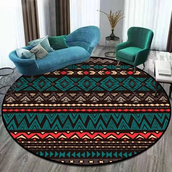 Bohemian Style Round Carpets Mandala Pattern Living Room Decor Non-Slip Floor Mat Thicken Flannel Bedroom Sofa Chair Area Rugs 
Bohemian Style Round Carpets Mandala Pattern Living Room Decor Non-Slip Floor Mat Thicken Flannel Bedroom Sofa Chair Area Rugs