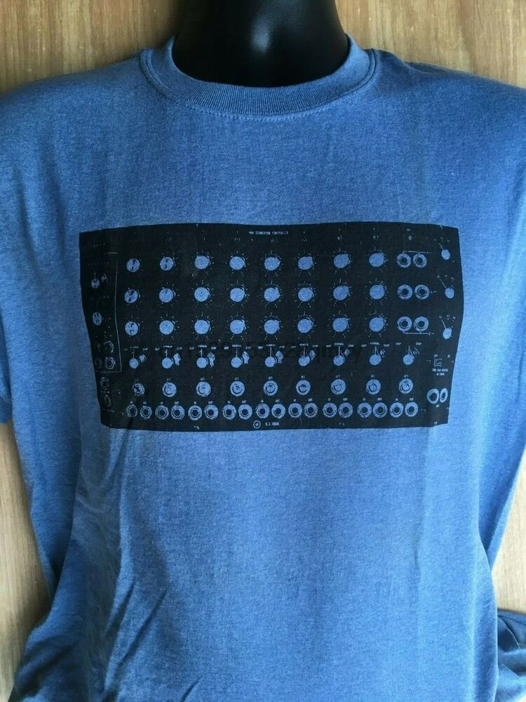 MOOG модульный синтезатор с блестками винтажная аналоговая футболка точек Боб |