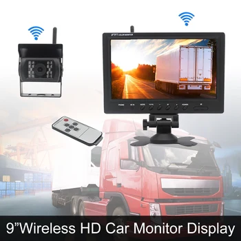 9 Inch Wireless Rear View Camera System TFT LCD Monitor + Waterproof Night Vision Camera for Security Surveillance System
9 Inch Wireless Rear View Camera System TFT LCD Monitor + Waterproof Night Vision Camera for Security Surveillance System