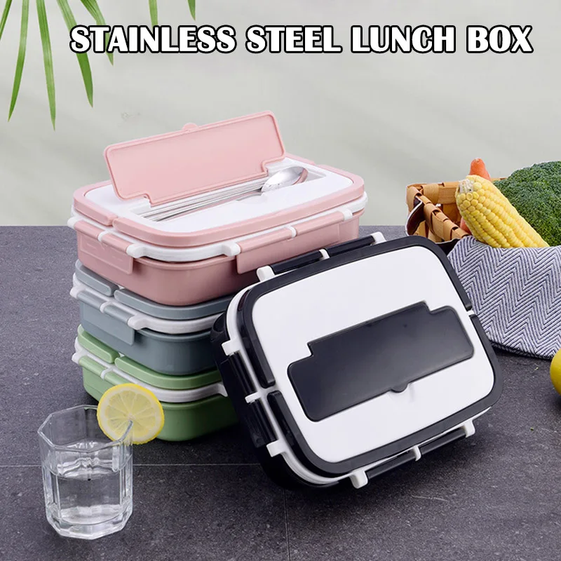 304 Stainless Steel Lunch Box Compartment Design Sealed Leakproof Food Storage Container Lunch Box VJ-Drop
304 Stainless Steel Lunch Box Compartment Design Sealed Leakproof Food Storage Container Lunch Box VJ-Drop