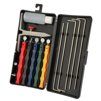 Professional Knife Sharpener Kit Kitchen Sharpening System 5 Stones Versions Rapid Fixed Angle Sharp Straight-edge
Professional Knife Sharpener Kit Kitchen Sharpening System 5 Stones Versions Rapid Fixed Angle Sharp Straight-edge