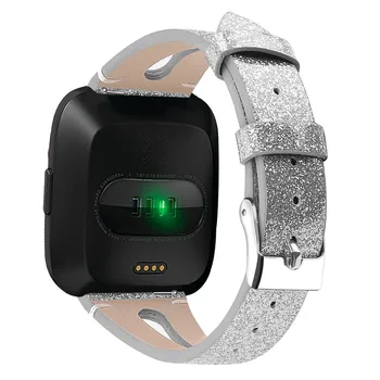 Bling Bling Watch Band For Fitbit Versa Smart Watches With Stainless Steel Buckle Classic Leather Wrist Strap Girl Decoration
Bling Bling Watch Band For Fitbit Versa Smart Watches With Stainless Steel Buckle Classic Leather Wrist Strap Girl Decoration