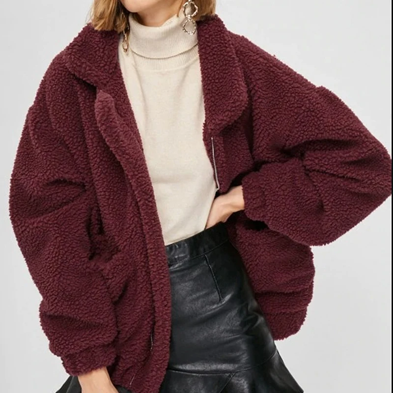 Fashion Women Coats Jackets 2019 Autumn Winter Warm Striped Solid Color Long Sleeve Coats Women Zipper Thicken Temperament Coats
Fashion Women Coats Jackets 2019 Autumn Winter Warm Striped Solid Color Long Sleeve Coats Women Zipper Thicken Temperament Coats