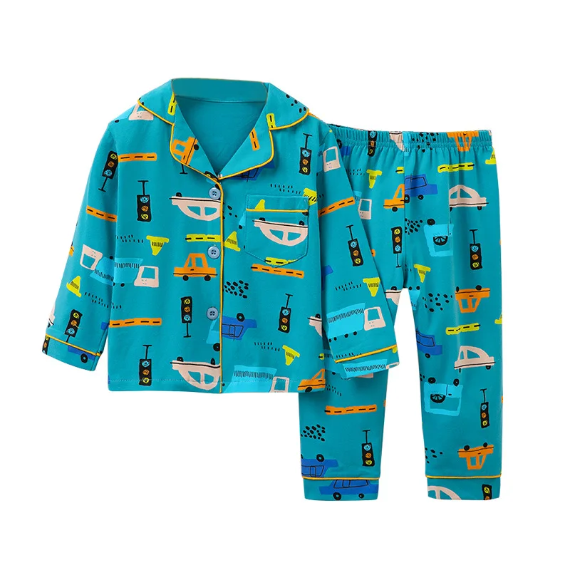 TUONXYE New Summer Boys Long sleeves Pajamas Girls Set Transportation Pyjama Cotton Kids Pijama Children Sleepwear
TUONXYE New Summer Boys Long sleeves Pajamas Girls Set Transportation Pyjama Cotton Kids Pijama Children Sleepwear
