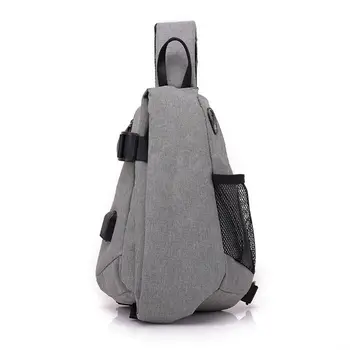 Men Travel Outdoor Sport Sling Shoulder Bag Crossbody Chest Pack with Earphone Hole USB Charging Port
Men Travel Outdoor Sport Sling Shoulder Bag Crossbody Chest Pack with Earphone Hole USB Charging Port
