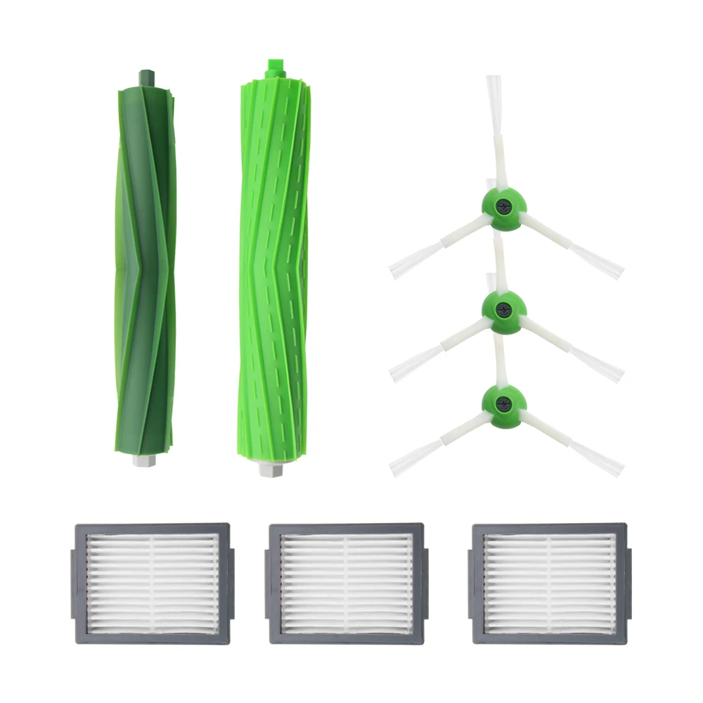 Hepa Filter + Side Brush + Brush Roll for iRobot Roomba i7 E5 E6 Series Robot Vacuum Cleaner Replacement Spare Parts
Hepa Filter + Side Brush + Brush Roll for iRobot Roomba i7 E5 E6 Series Robot Vacuum Cleaner Replacement Spare Parts