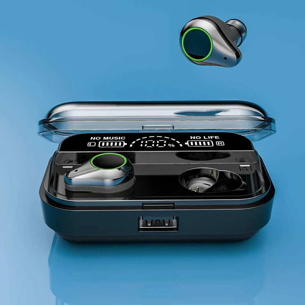 Samload Bluetooth 5.0 Earphone Supports AAC SBC True Wireless Headphones IPX7 Waterproof in ear Earbuds with Mic Noise Clearing
Samload Bluetooth 5.0 Earphone Supports AAC SBC True Wireless Headphones IPX7 Waterproof in ear Earbuds with Mic Noise Clearing