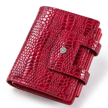 Trendy Embossed Leather Women's Wallet First Layer Cowhide Card Holder Coin Purses Multifunctional Short Buckle Wallets Ladies
Trendy Embossed Leather Women's Wallet First Layer Cowhide Card Holder Coin Purses Multifunctional Short Buckle Wallets Ladies
