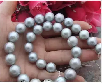 Jewelry zxia00260+++11mm-12mm Gray Round Keshi Freshwater Cultured Pearl Loose Beads 14.5"
Jewelry zxia00260+++11mm-12mm Gray Round Keshi Freshwater Cultured Pearl Loose Beads 14.5"