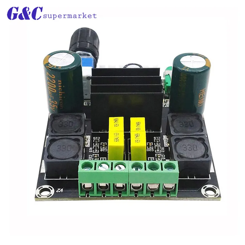 TPA3116D2 Class D Audio Amplifier Board 50WX2 Digital TPA3116 Home Theater AMP DIY Speaker Mini Board Compatible Board
TPA3116D2 Class D Audio Amplifier Board 50WX2 Digital TPA3116 Home Theater AMP DIY Speaker Mini Board Compatible Board