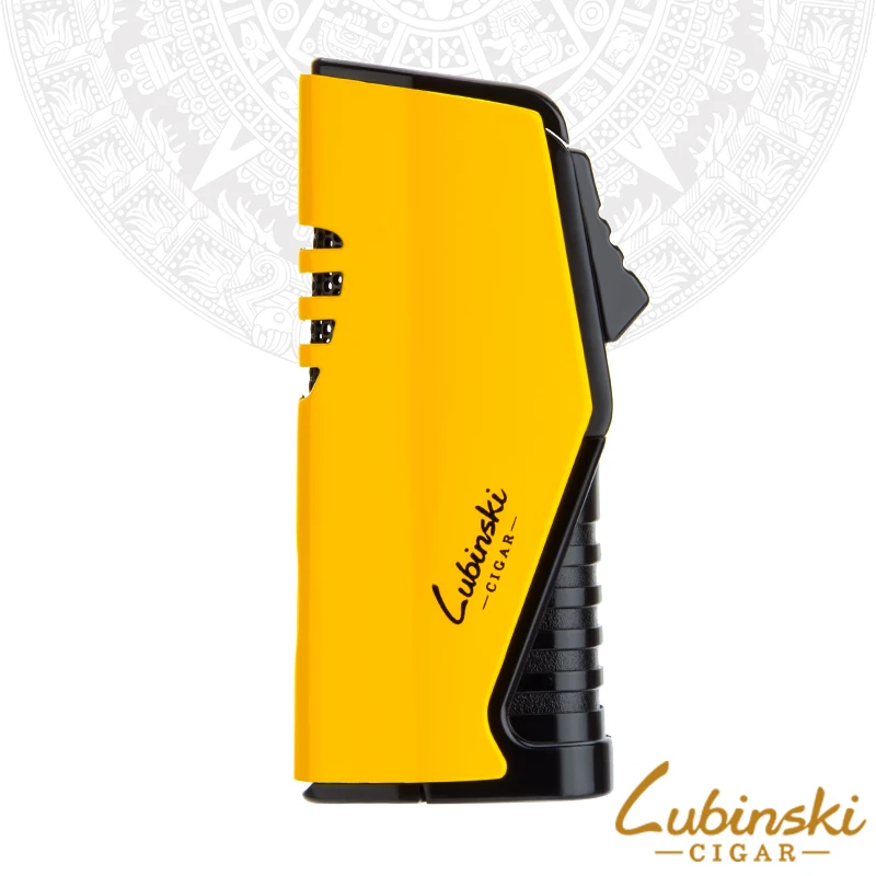 LUBINSKI Metal Cigar Lighter Windproof 3 Jet Flame Torch Cigar Cigarette Lighters Adjustable W/Cigar Punch Package Gift Box
LUBINSKI Metal Cigar Lighter Windproof 3 Jet Flame Torch Cigar Cigarette Lighters Adjustable W/Cigar Punch Package Gift Box