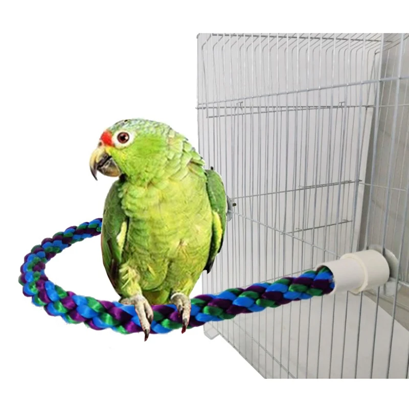 Small Pet Bird Colorful Cage Standing Cotton Rope Parrot Climbing Rope Bird Cockatiel Decorative Cage Pet Birds Swing Toys
Small Pet Bird Colorful Cage Standing Cotton Rope Parrot Climbing Rope Bird Cockatiel Decorative Cage Pet Birds Swing Toys