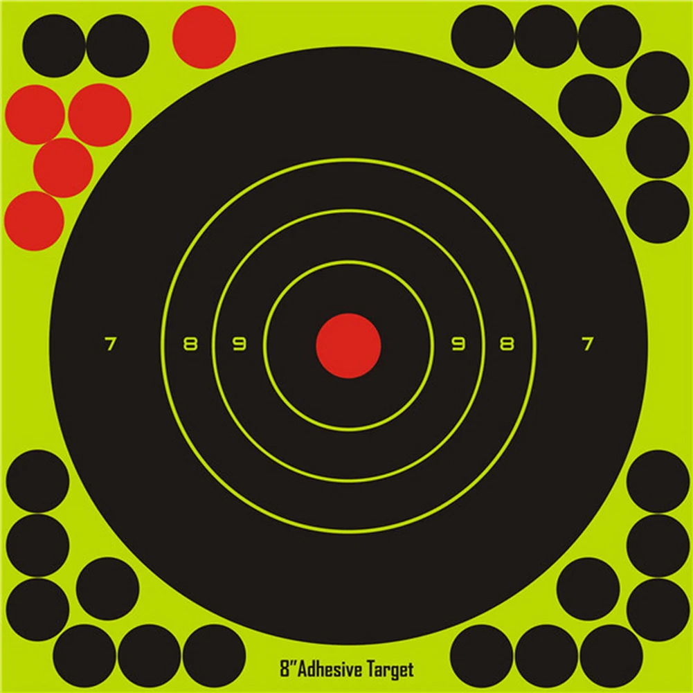 10pcs Target Stickers Adhesive Reactivity Shoot Target Aim Hunting training Target Sticker For Gun / Rifle / Pistol Binders
10pcs Target Stickers Adhesive Reactivity Shoot Target Aim Hunting training Target Sticker For Gun / Rifle / Pistol Binders