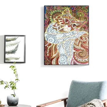 Cat Special Shaped Diamond Painting Embroidery Needlework Rhinestone Crystal Cross Craft Stitch Kit DIY Q6PE
Cat Special Shaped Diamond Painting Embroidery Needlework Rhinestone Crystal Cross Craft Stitch Kit DIY Q6PE